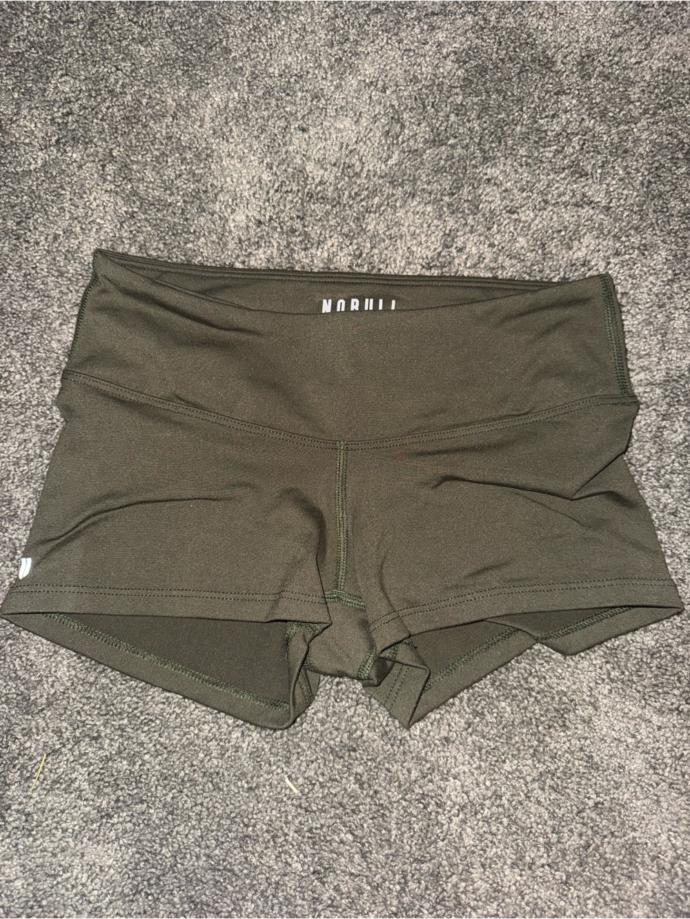 NOBULL Women's Olive low rise shorts